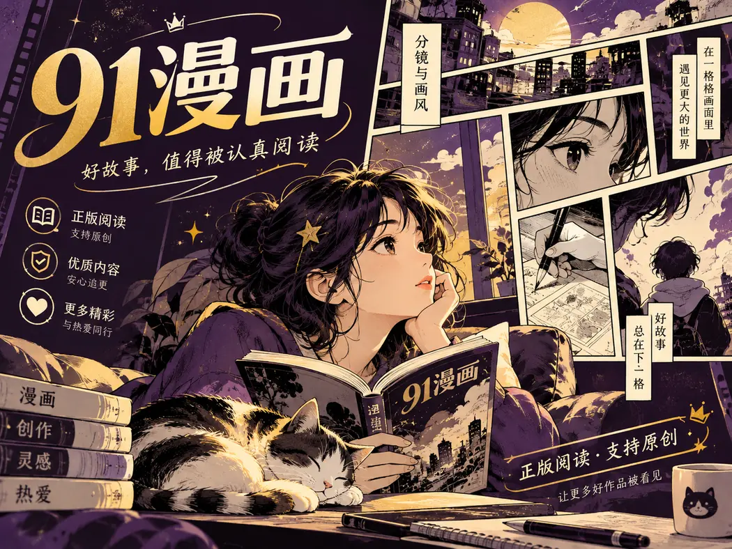漫画分格与画风主题视觉